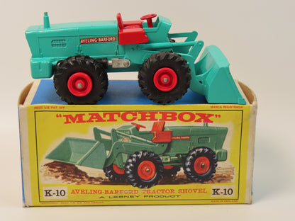 Matchbox King Size K-10 Aveling-Barford Tractor Shovel, Very Near Mint/Boxed!