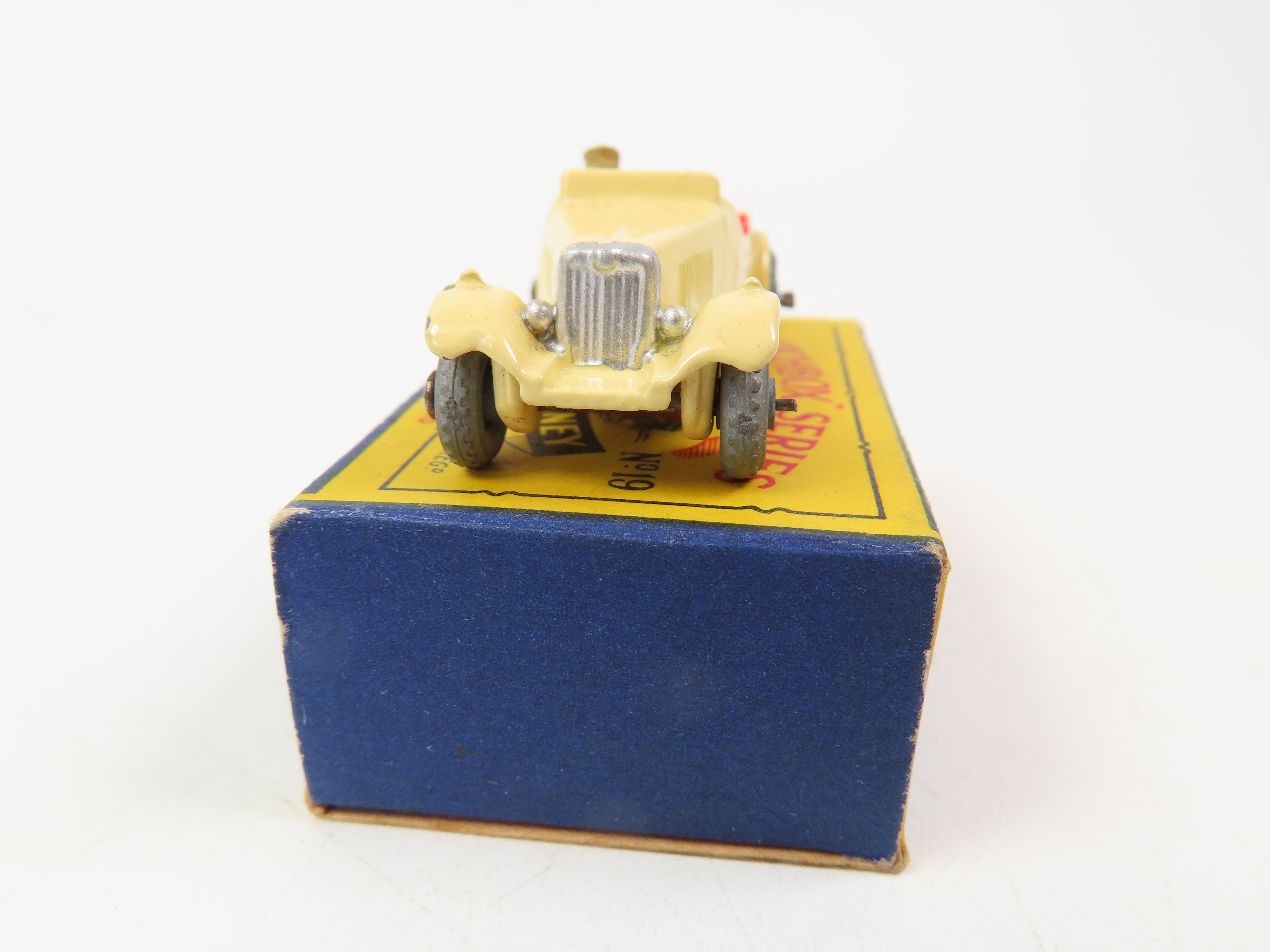 Matchbox No.19 MG Midget Sports Car, Very Near Mint/Boxed
