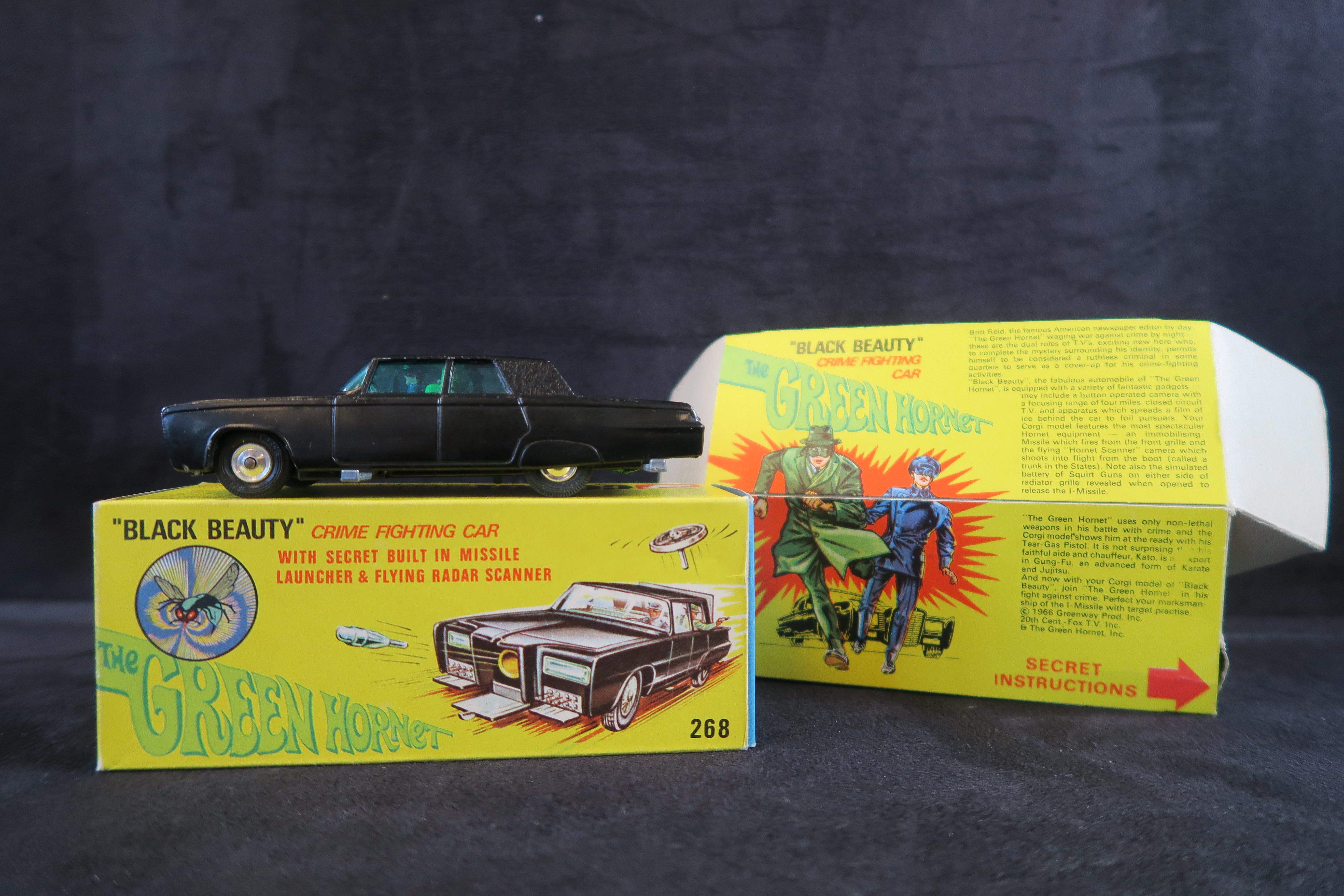 Corgi 268 The Green Hornet 'Black Beauty', Very Near Mint/Boxed