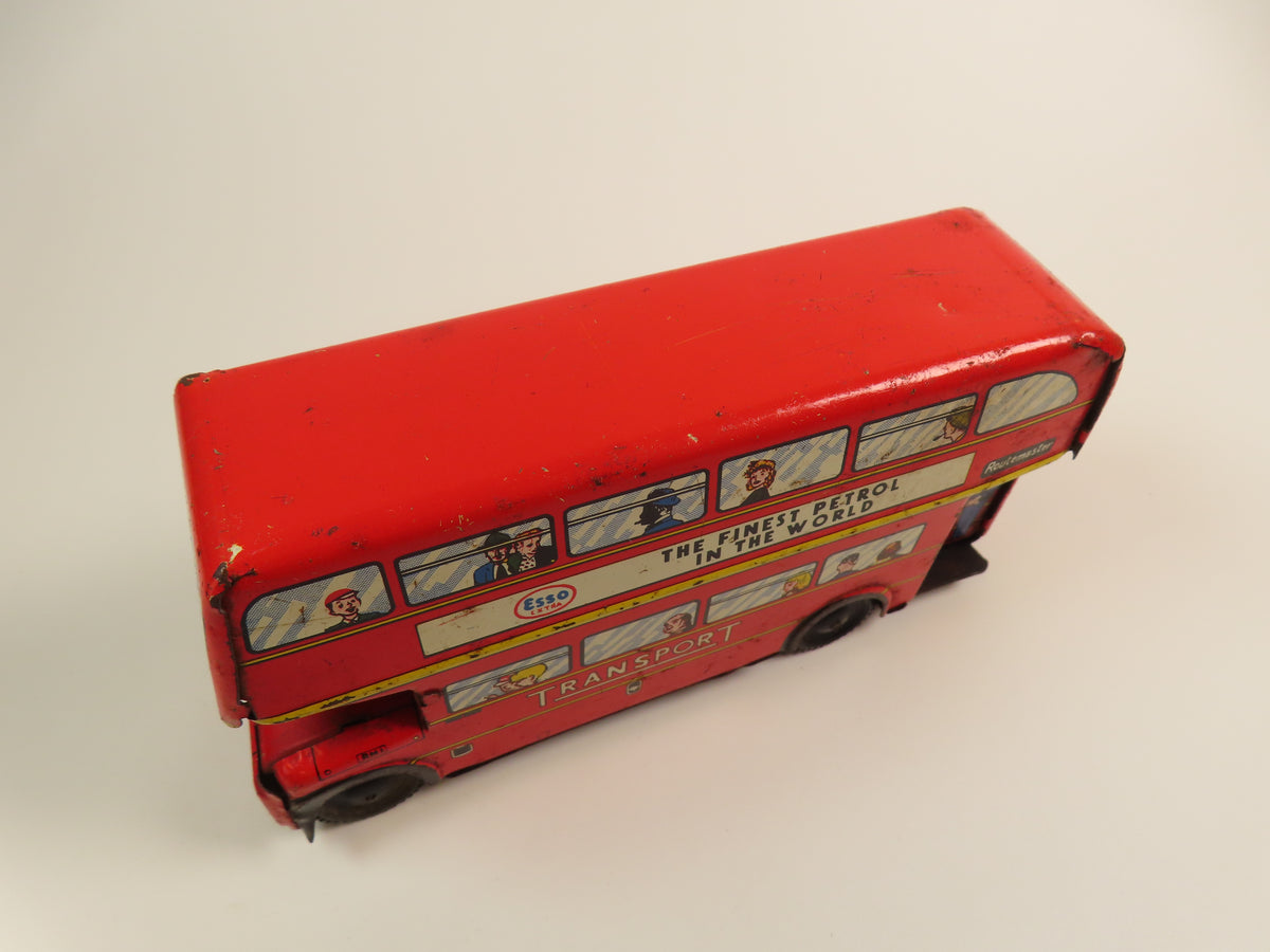 Bus Example Wells Brimtoy Tinplate Routemaster Bus (Friction Drive), Nice Example ...
