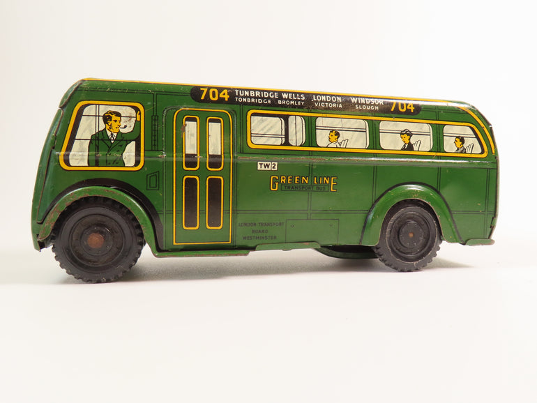Bus Example Wells Brimtoy 1950's Green Line Single Decker Bus, Good Example ...