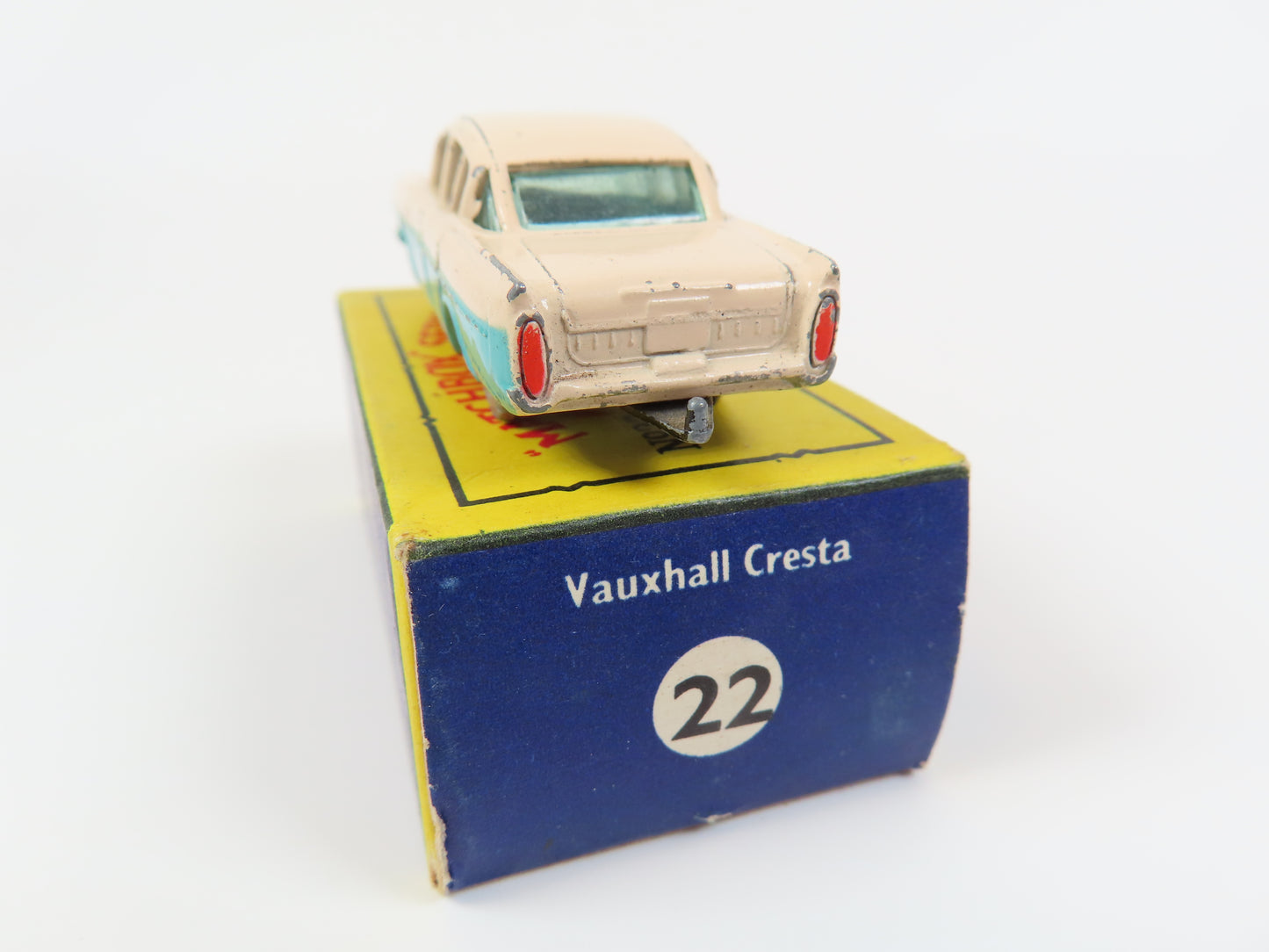 Matchbox Series No.22b - Vauxhall Cresta - Ultra Rare Colour - Slightly Chipped Boxed!