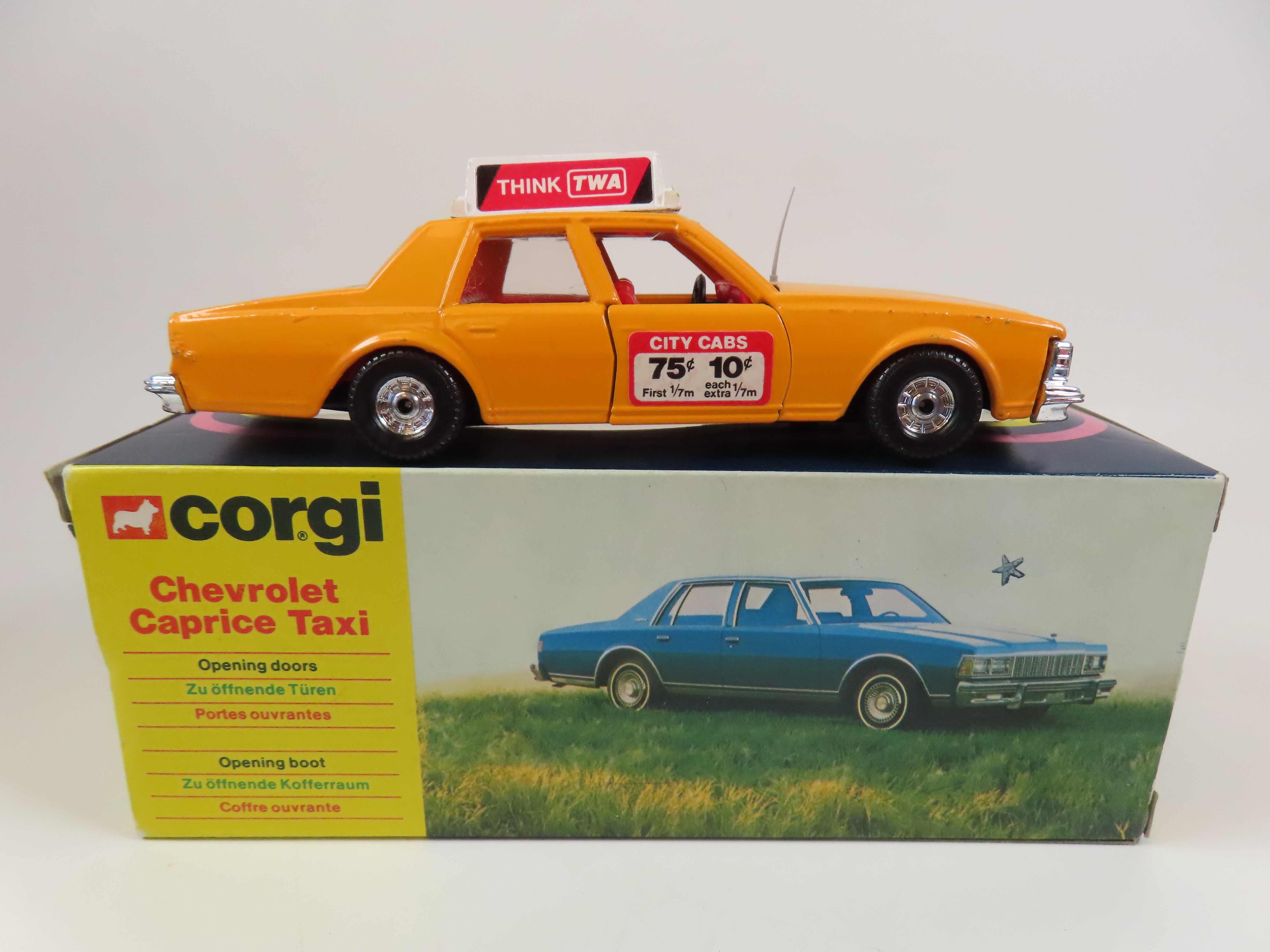Corgi 327 Chevrolet Caprice Taxi, 99% Mint/Boxed! – Andrew Clark