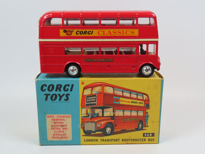 Corgi 468 London Transport Routemaster Bus, Very Near Mint/Boxed!