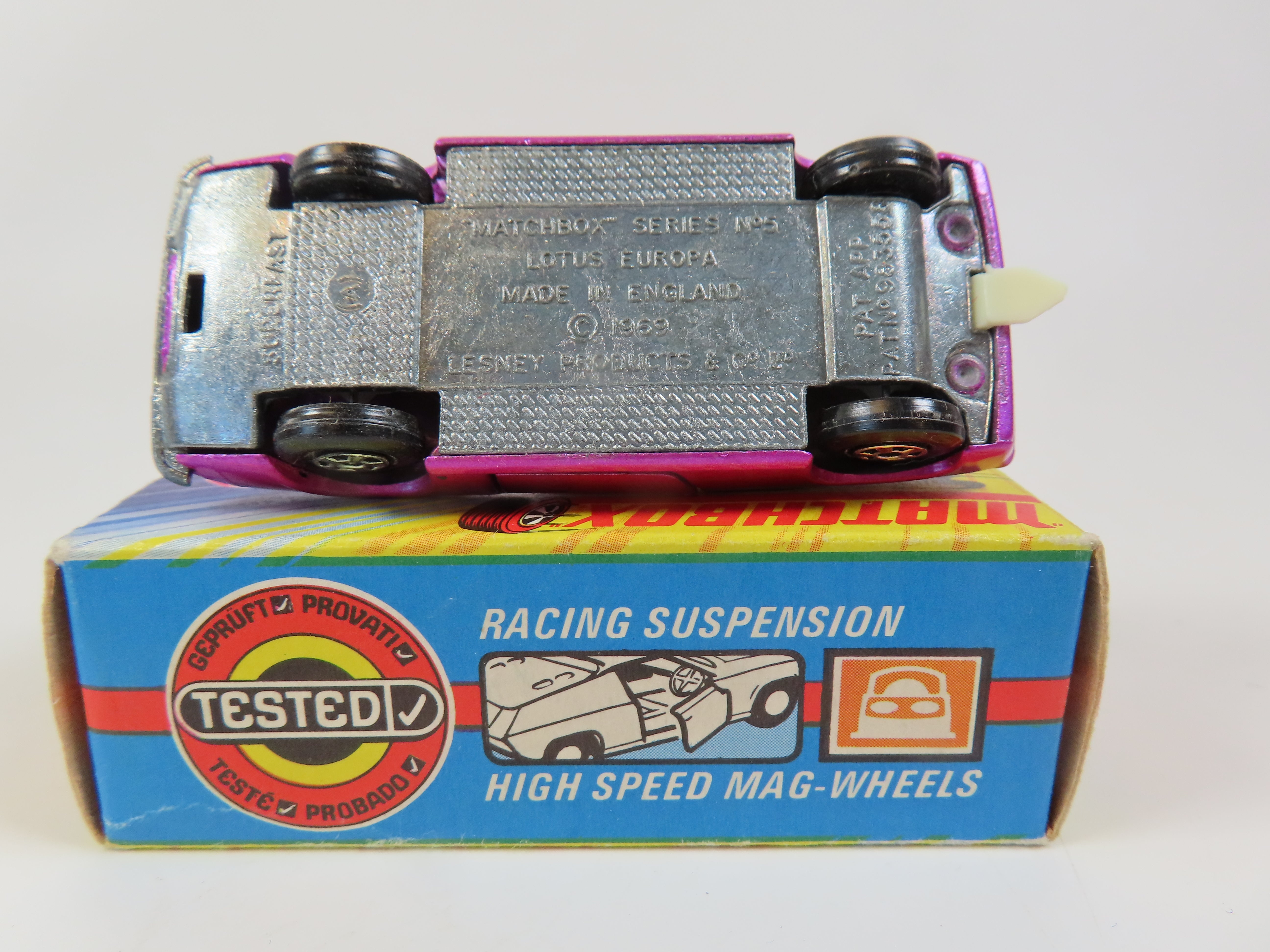 Matchbox Superfast No.5 Lotus Europa, 99.9% Mint/Boxed! – Andrew