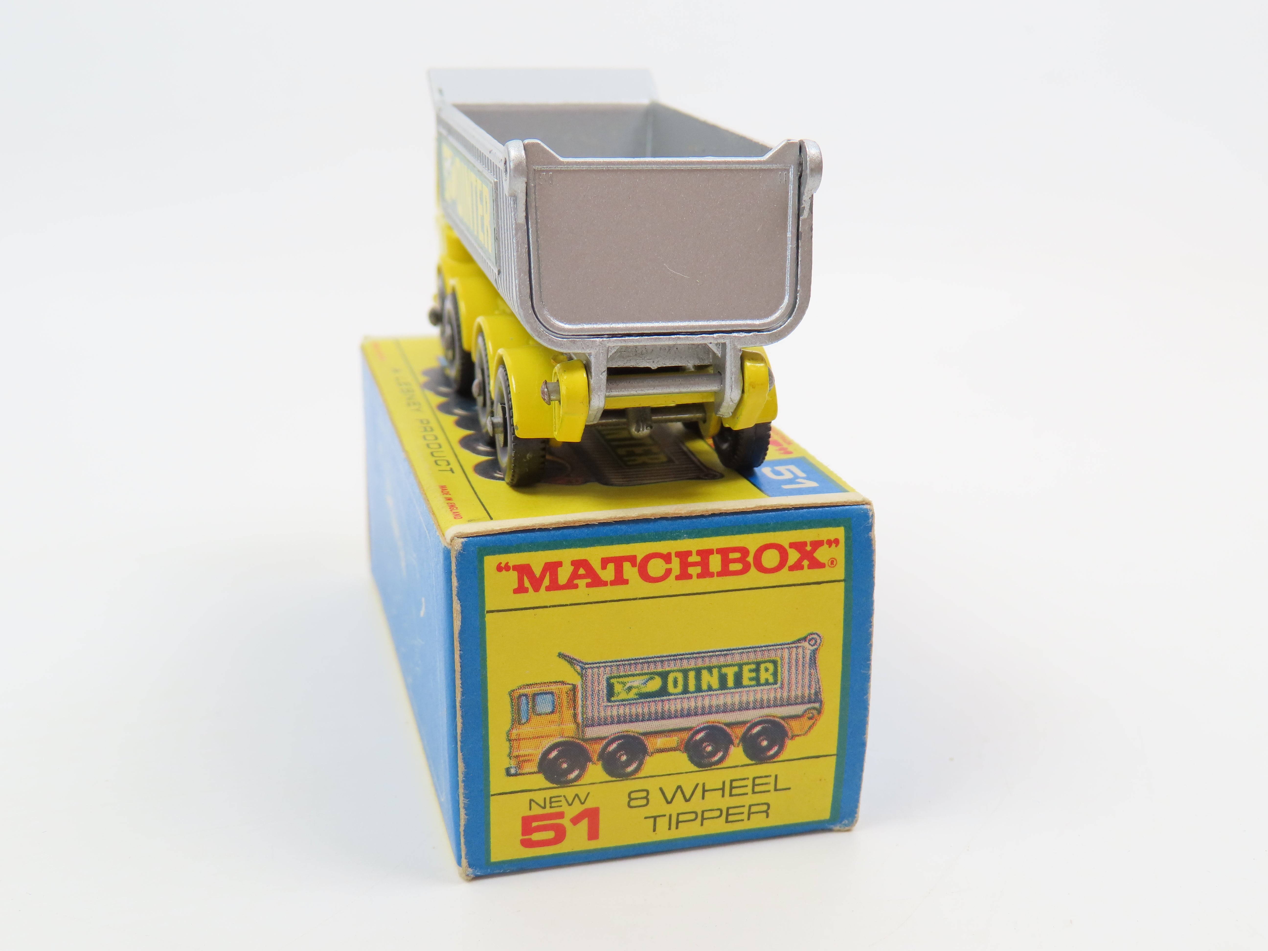 Matchbox 51 8 Wheel Tipper 'Pointer', Very Near Mint/Boxed
