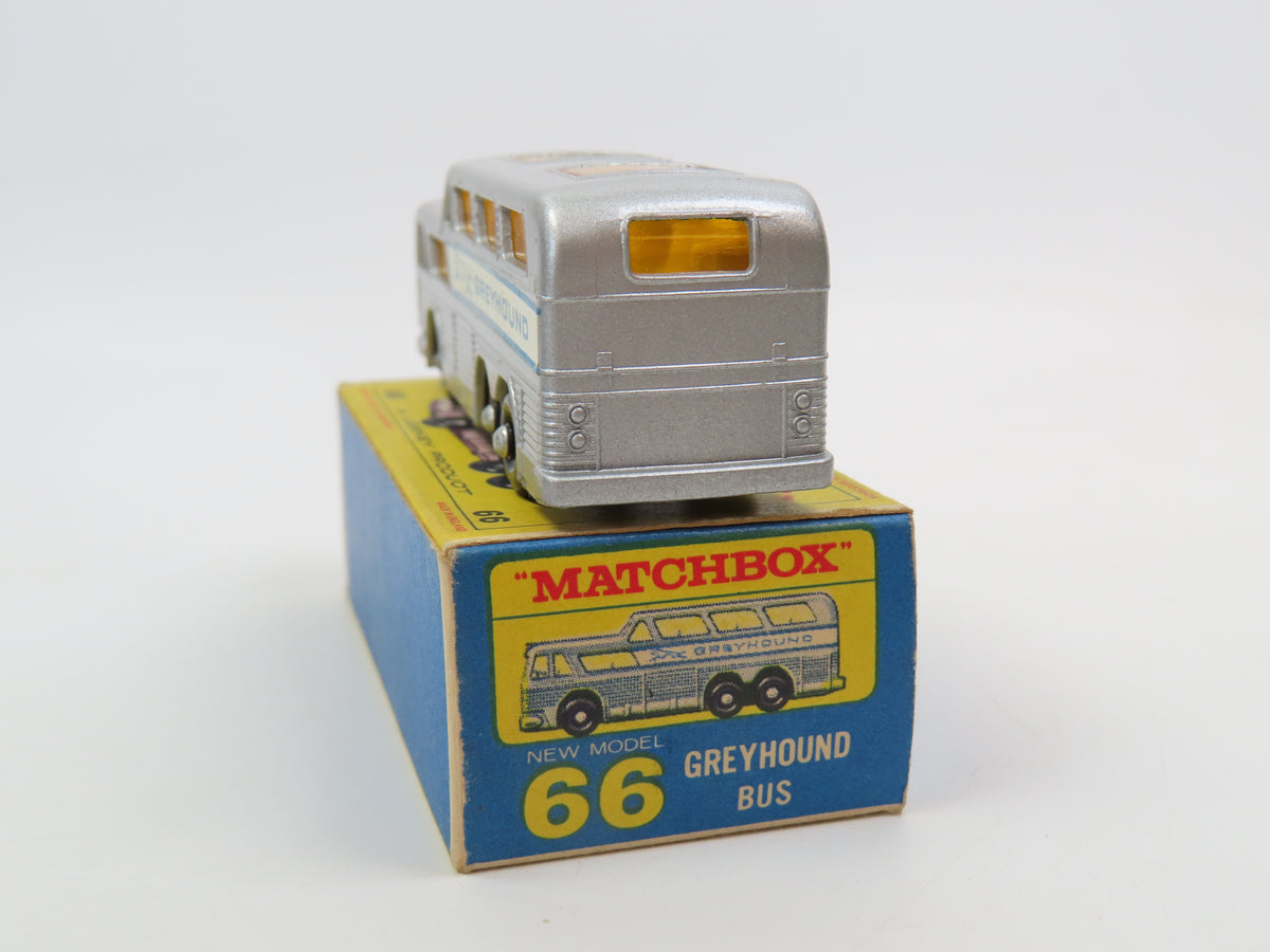 Matchbox 66 Matchbox 66 Greyhound Bus, 99% Mint/Boxed! – Andrew Clark Models