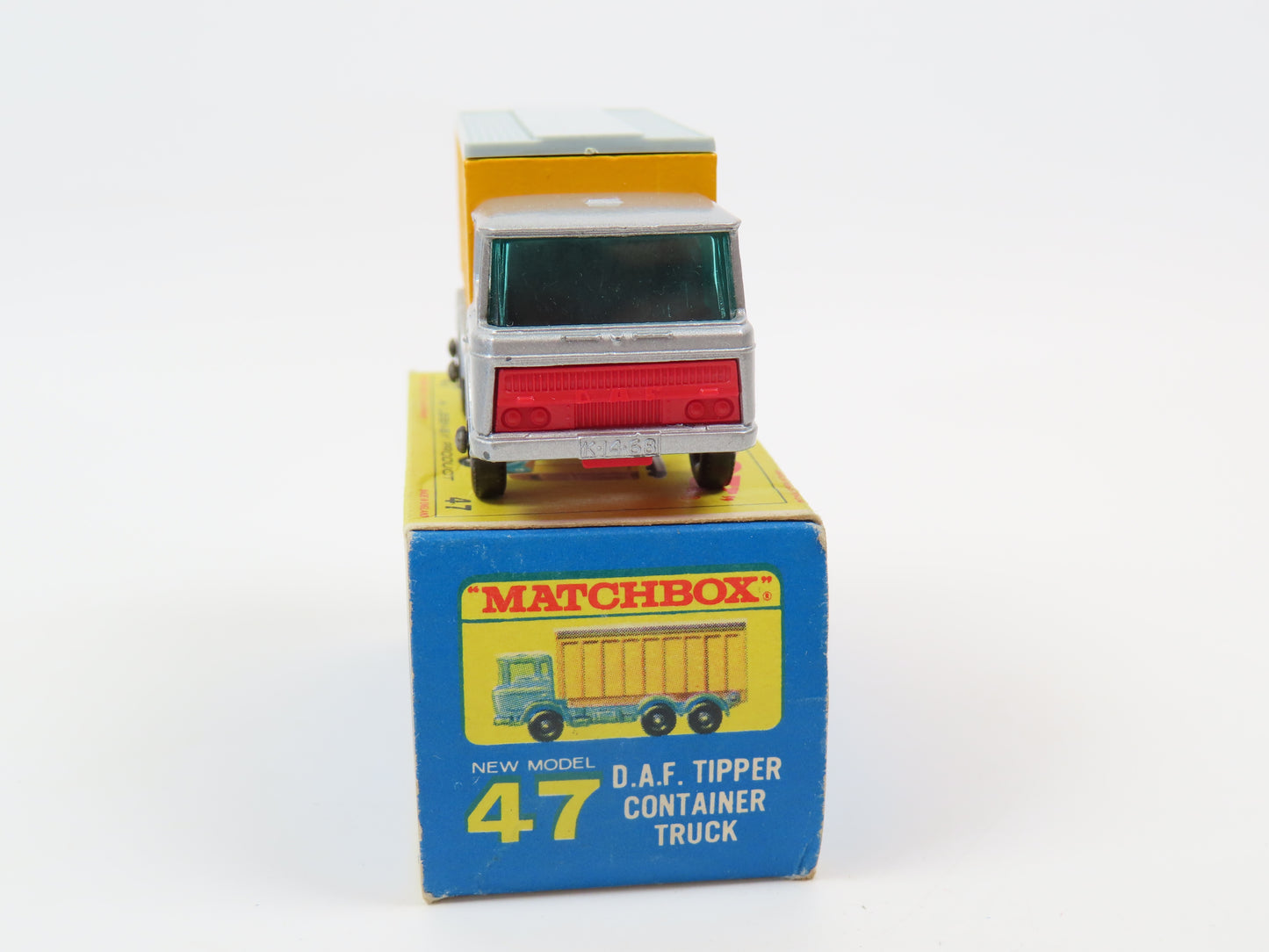 Matchbox 47 D.A.F. Tipper Container Truck, 99% Mint/Boxed!