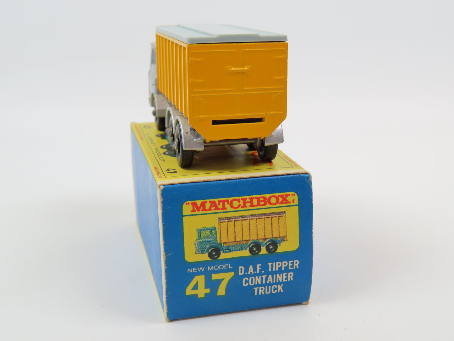 Matchbox 47 D.A.F. Tipper Container Truck, 99% Mint/Boxed!