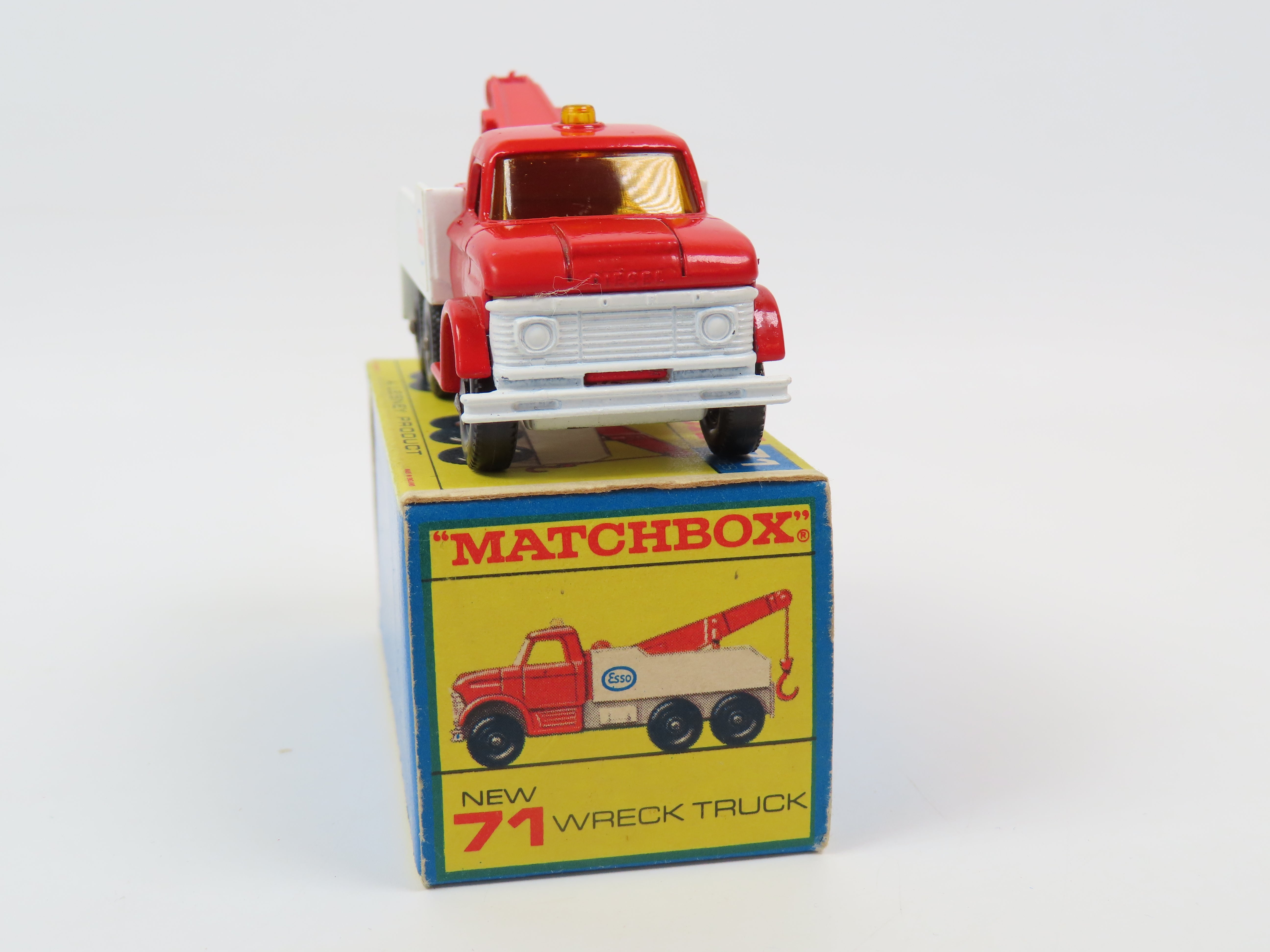 Matchbox 71 Wreck Truck, 99% Mint/Boxed! Rare version AMBER