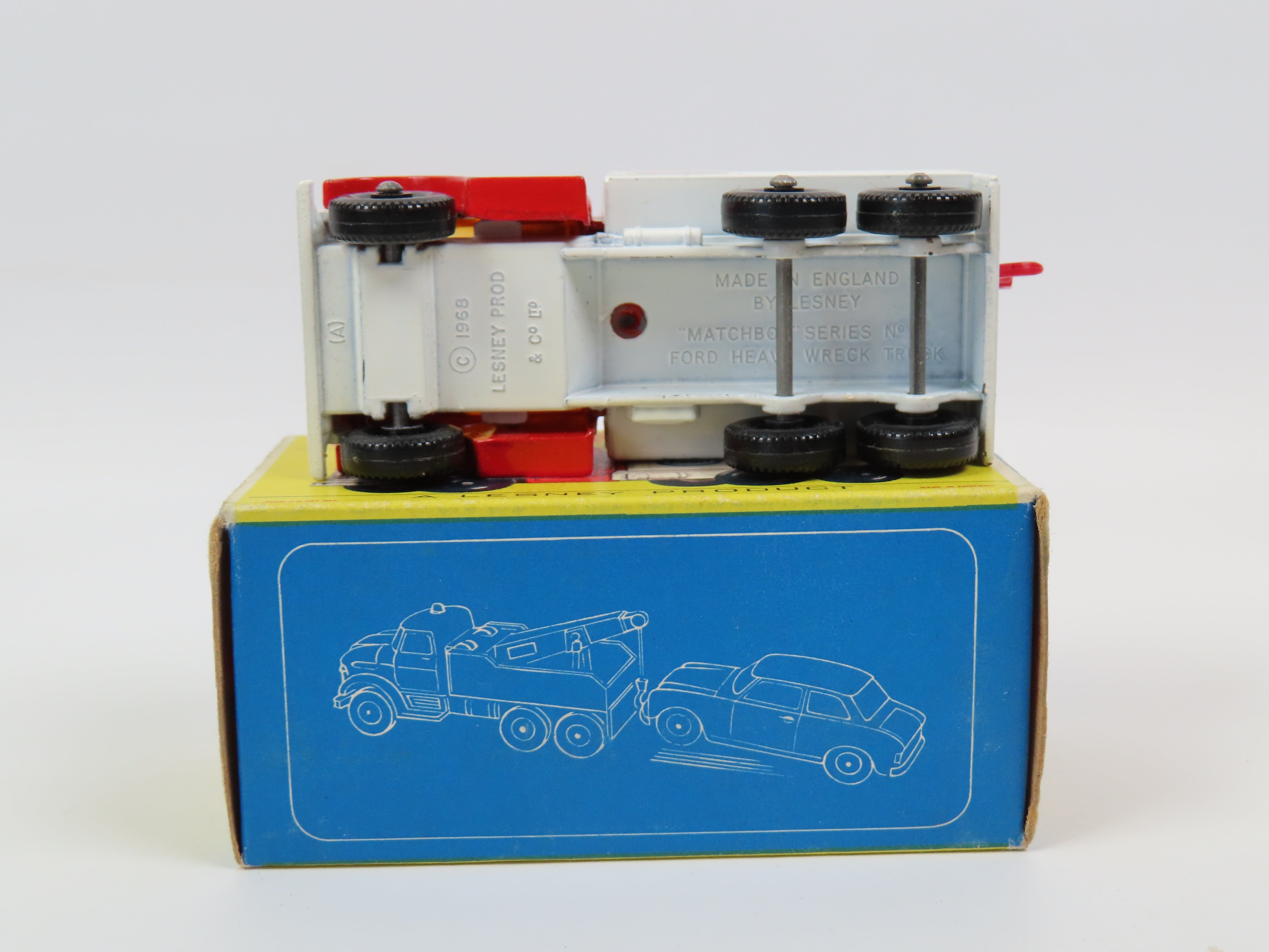 Matchbox 71 Wreck Truck, 99% Mint/Boxed! Rare version AMBER