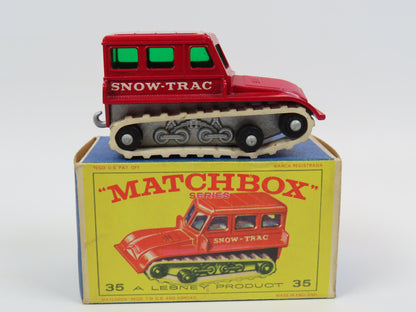 Matchbox 35 Snow-Trac, 99% Mint/Boxed!