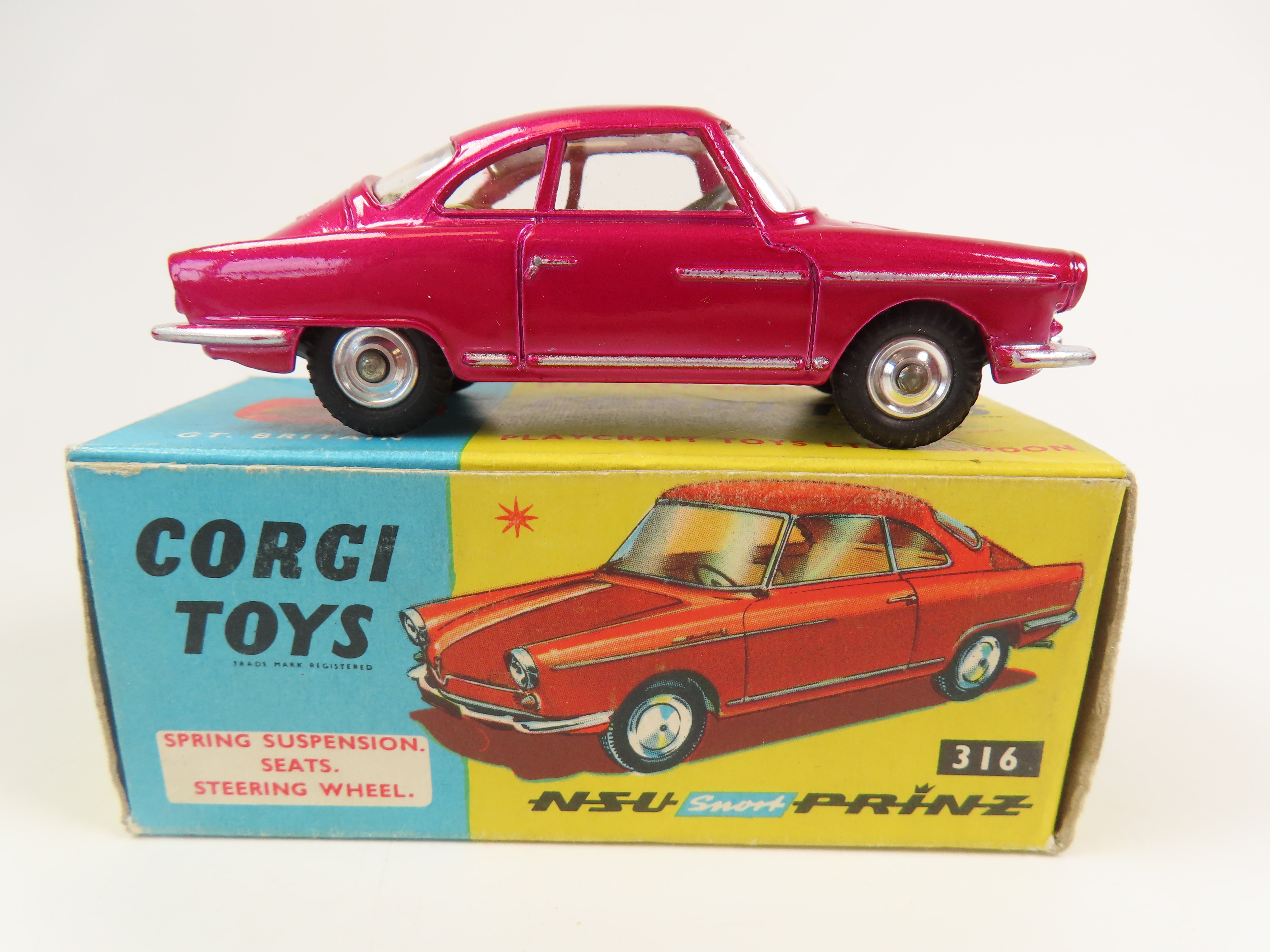 CORGI 434 - CHARLIE'S ANGELS CUSTOM VAN, PINK, VNMB