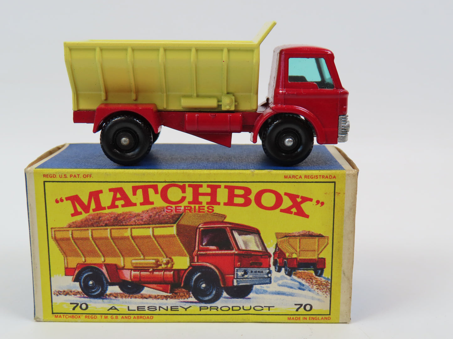 Matchbox 70 Grit-Spreading Truck, Very Near Mint/Boxed!