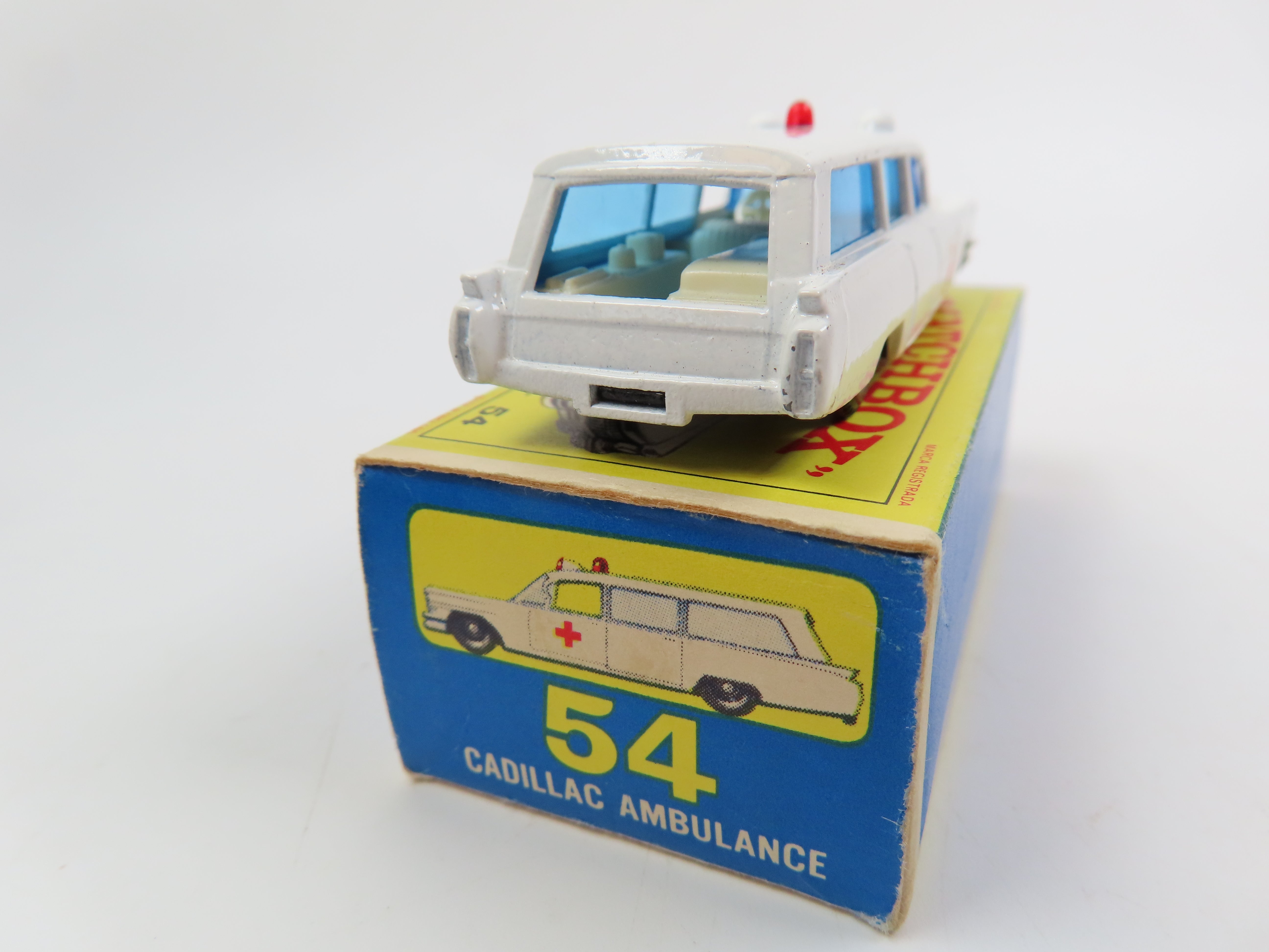 Matchbox Lesney 54 Cadillac Ambulance White 99 Mint Boxed Andrew Clark Models