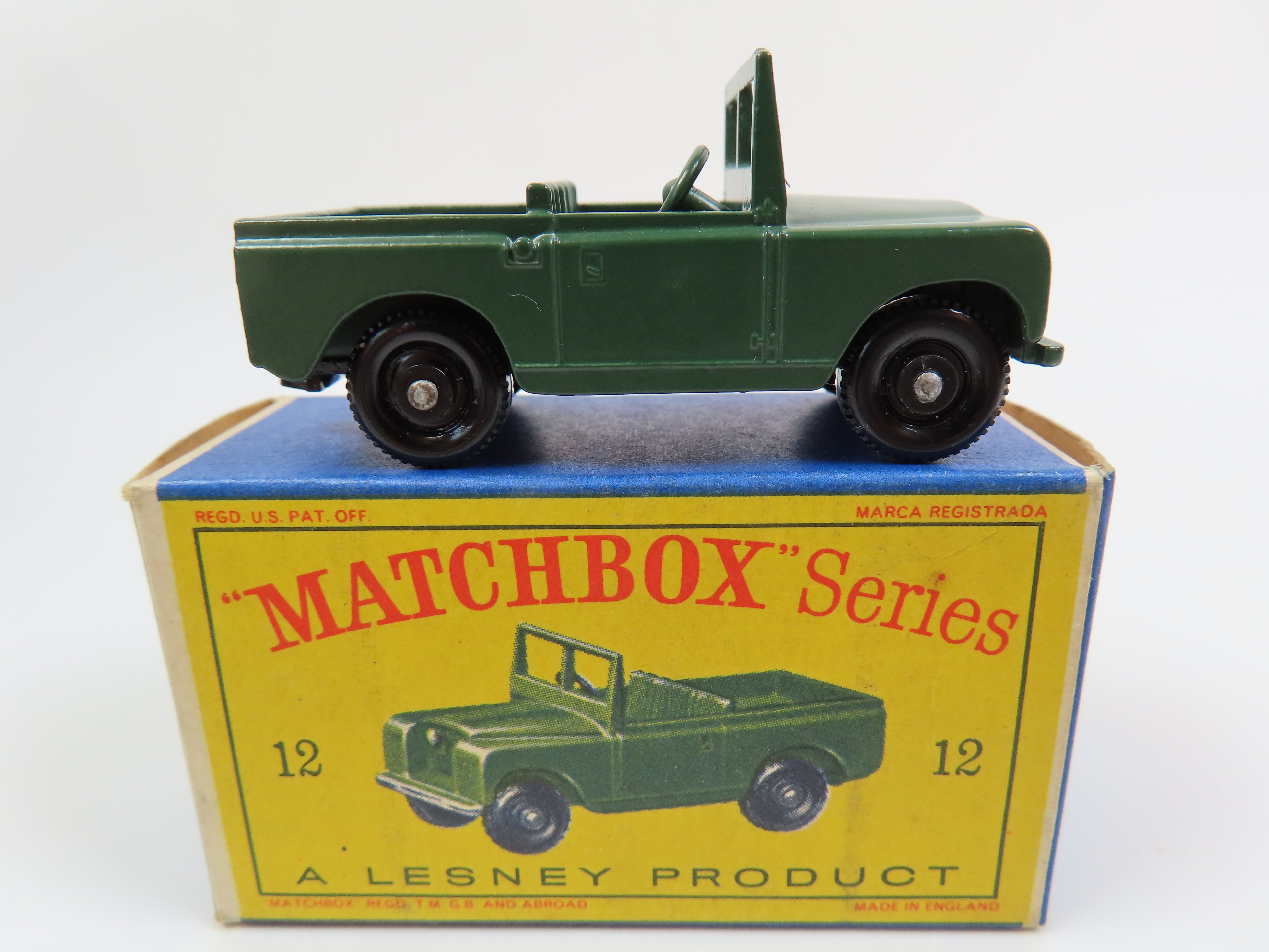 Matchbox Lesney 12 - Land Rover - Green - 99% Mint Boxed
