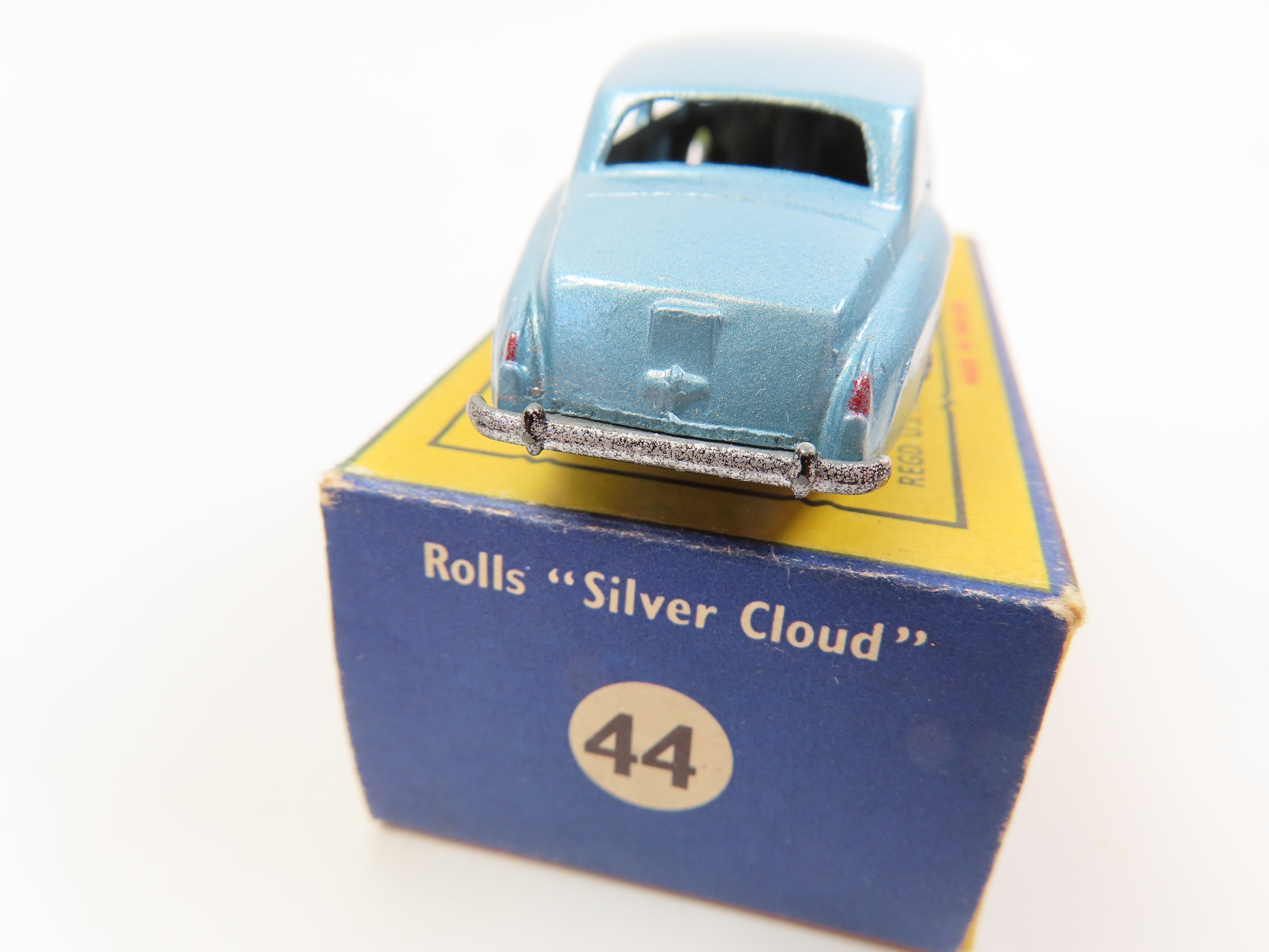 ミニカー MATCHBOX No.44 ROLLS SILVER CLOUD 43460a.jpg