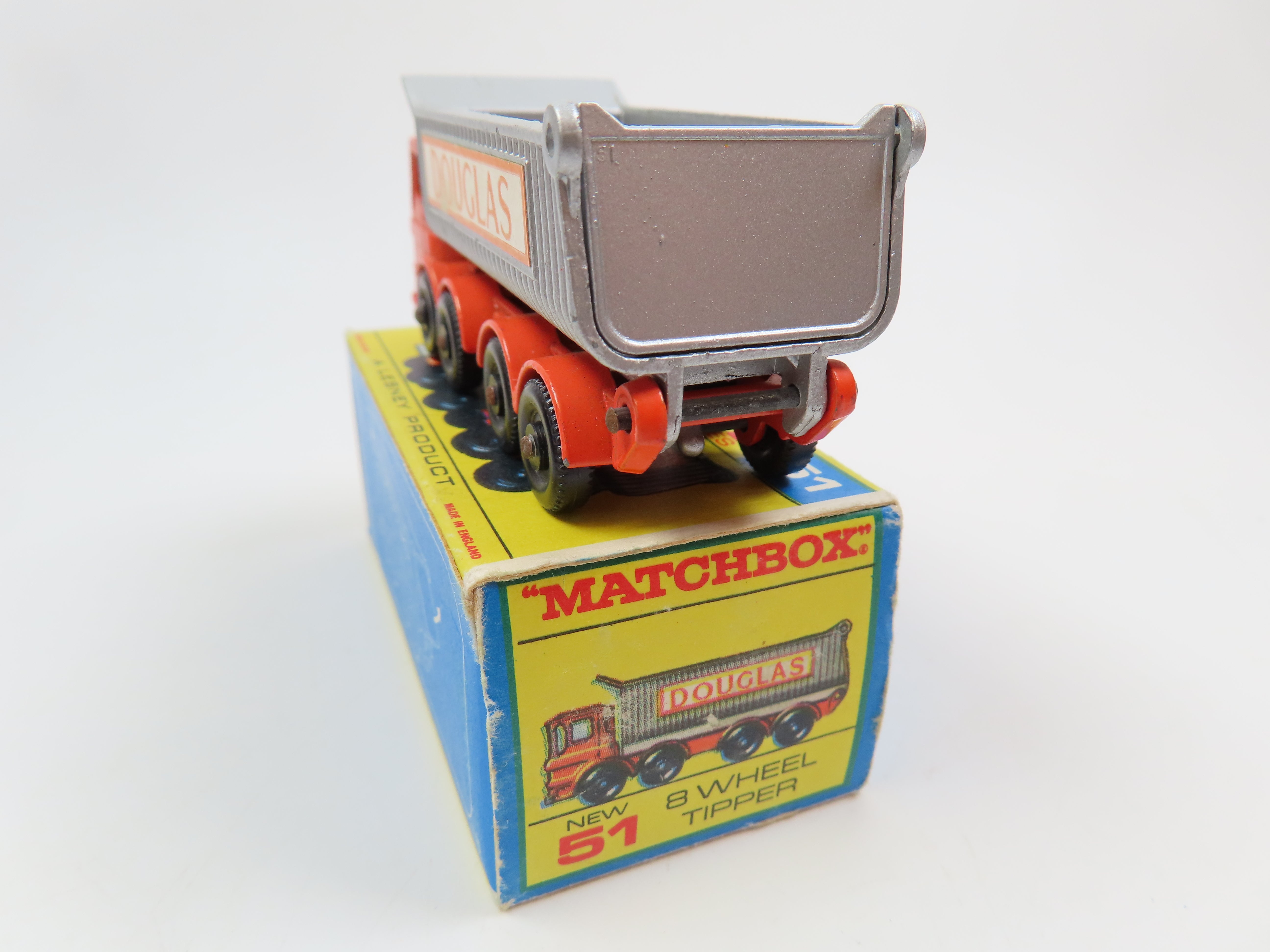 Matchbox No.51 8 Wheel Tipper 'Douglas', Near Mint/Boxed! – Andrew