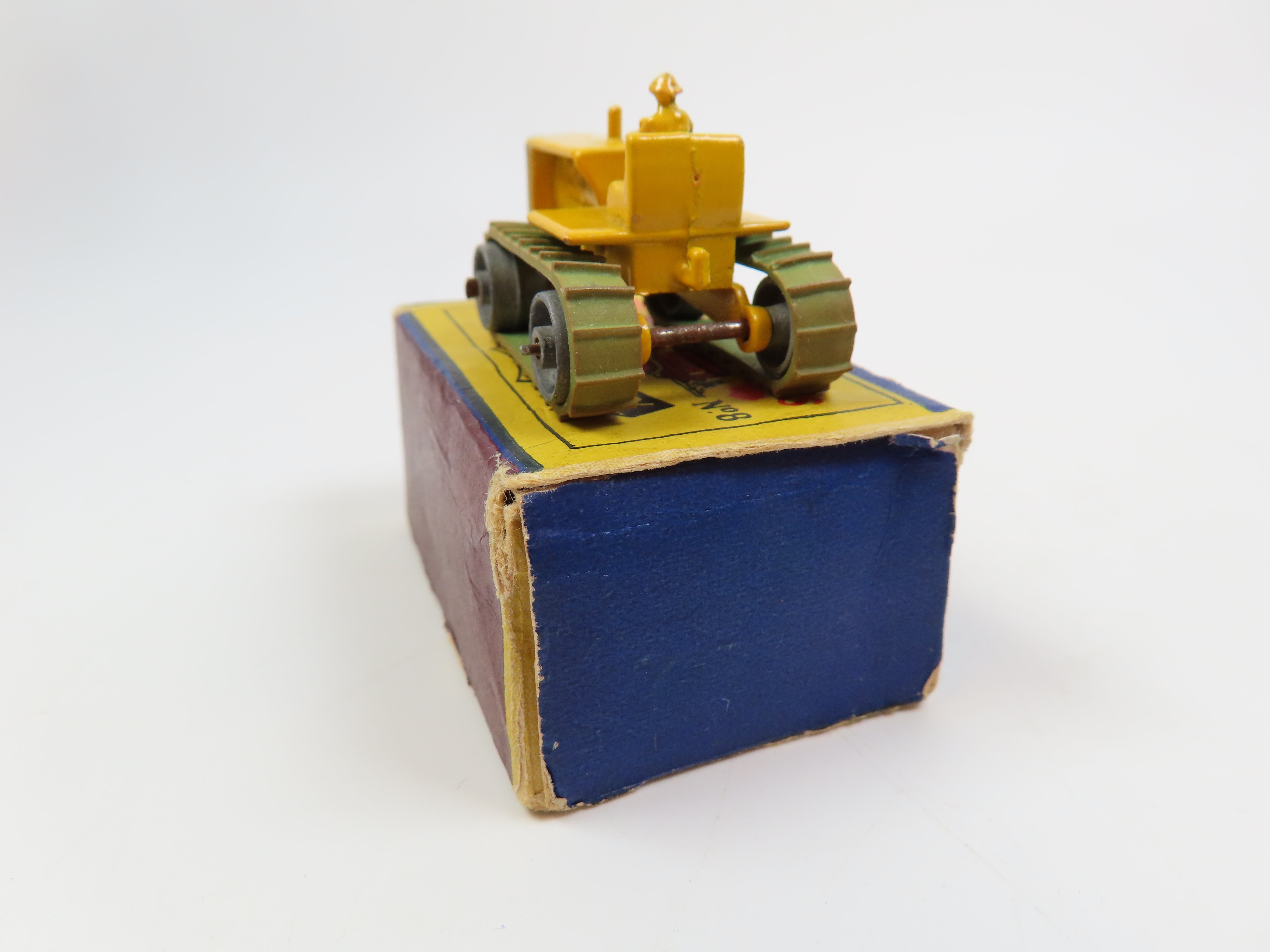 Original 1960's Matchbox Lesney #8 Caterpillar Tractor D8