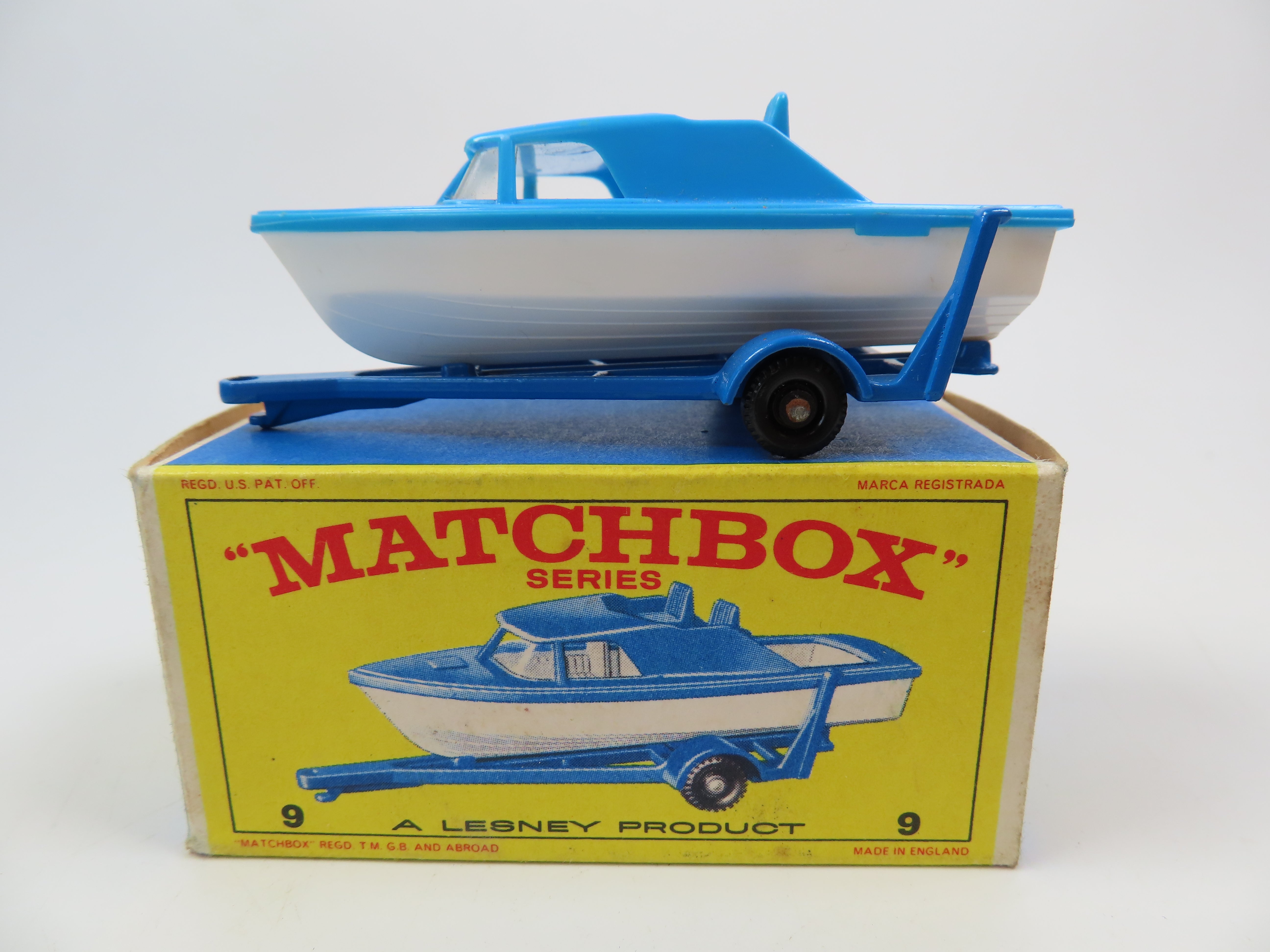 Matchbox No.9 Cabin Cruiser and Trailer, 99% Mint/Boxed! – Andrew