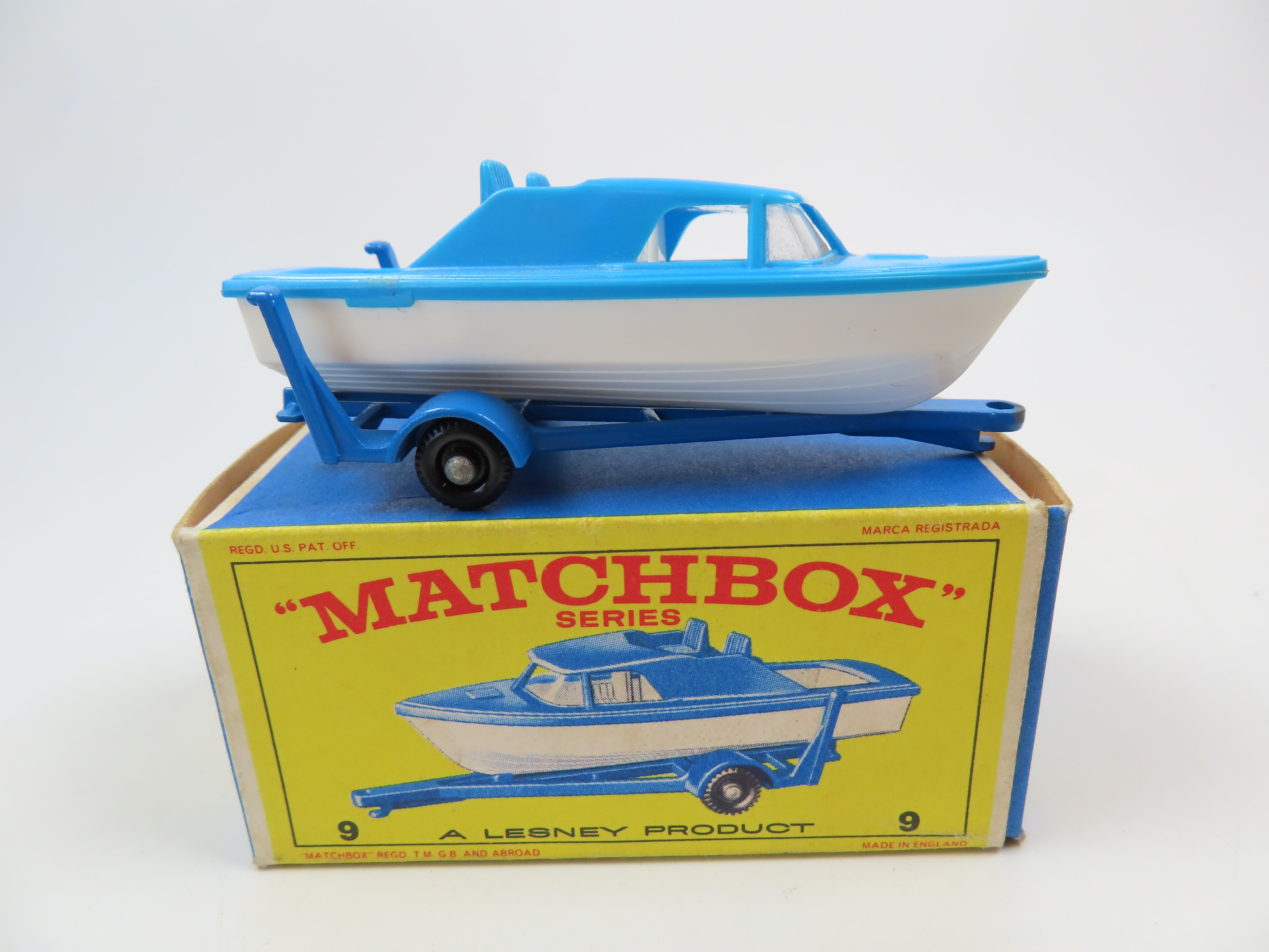 Matchbox No.9 Cabin Cruiser and Trailer, 99% Mint/Boxed! – Andrew