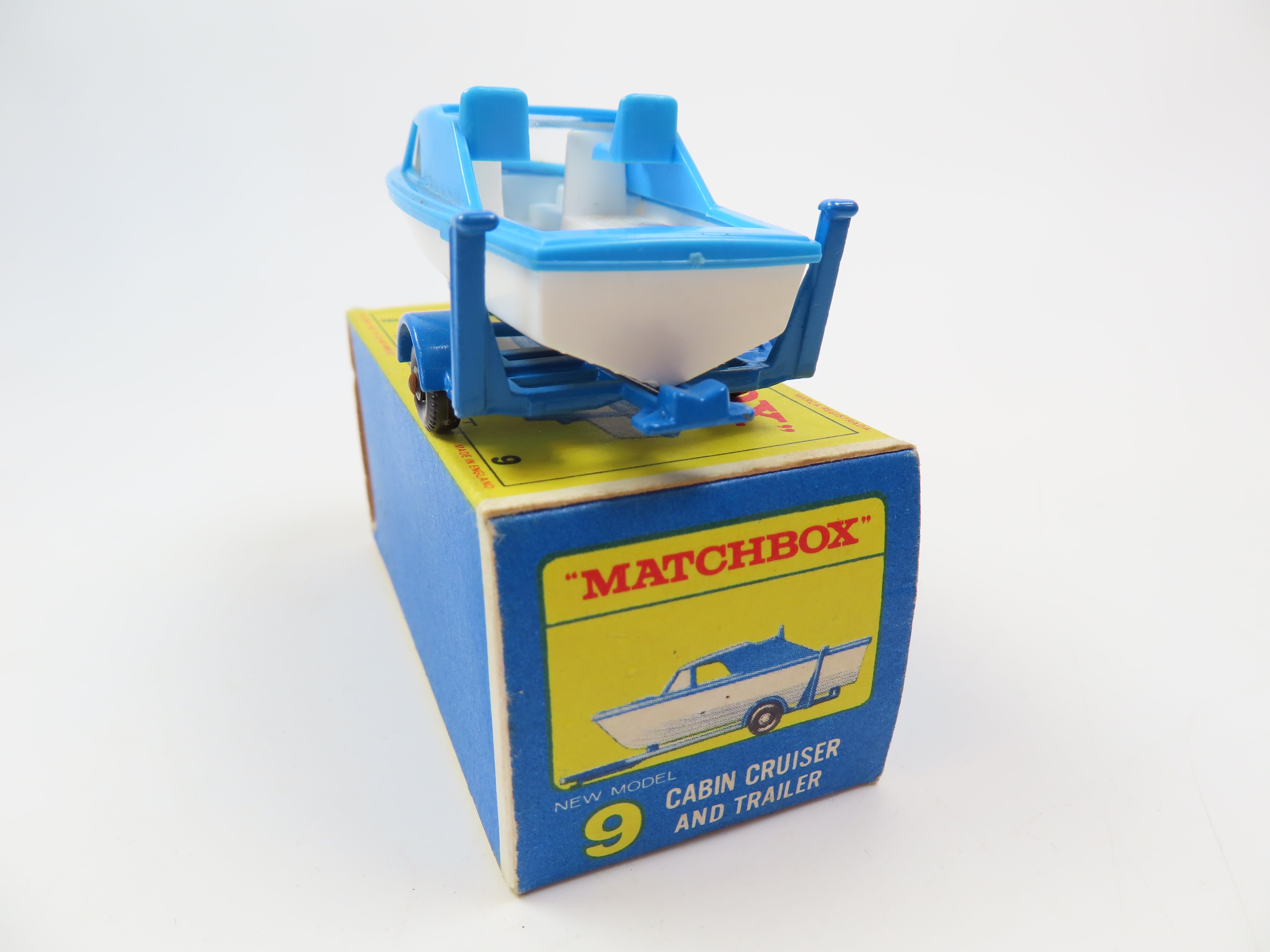 Matchbox No.9 Cabin Cruiser and Trailer, 99% Mint/Boxed! – Andrew