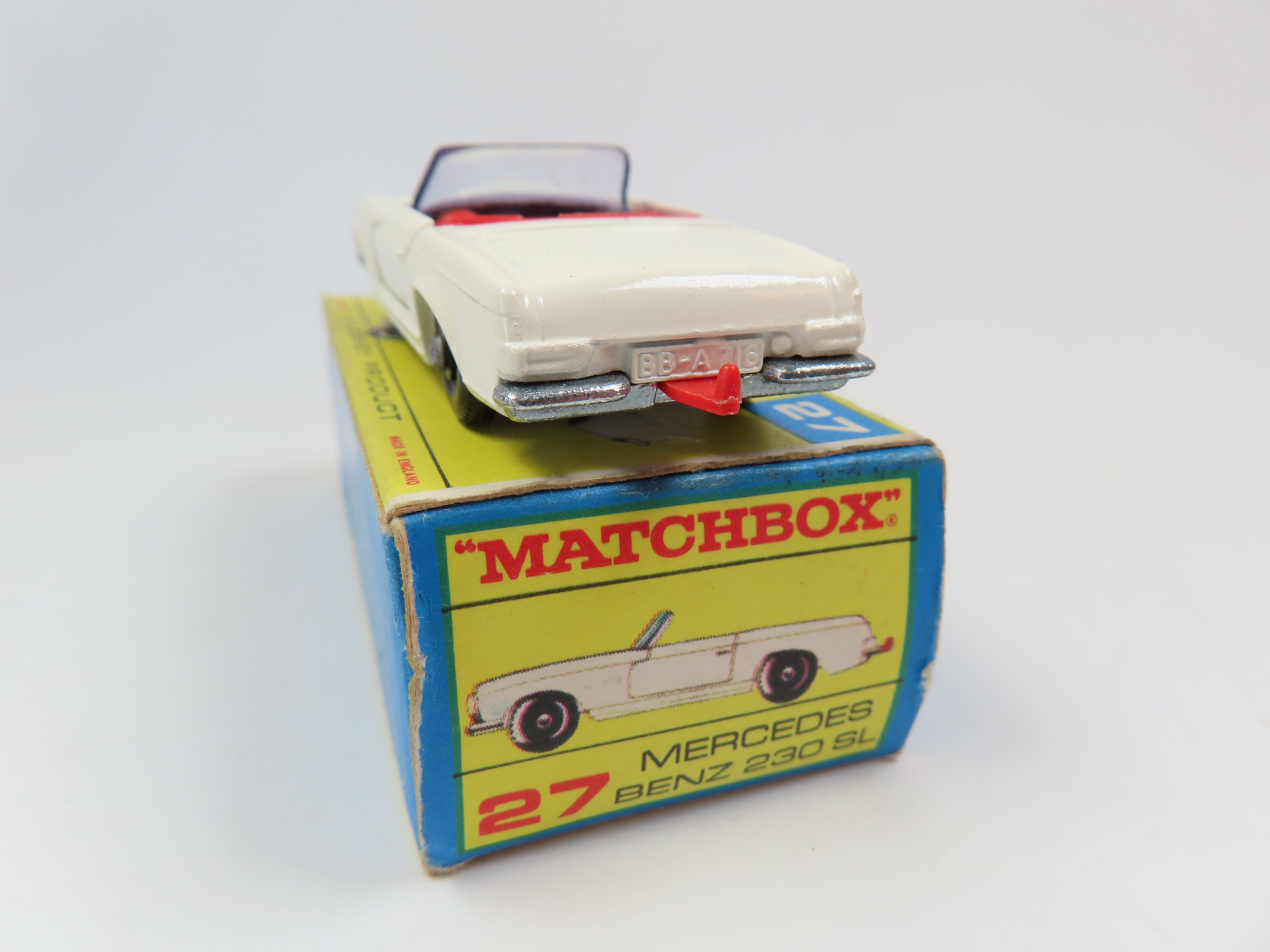 Matchbox No.27 Mercedes Benz 230 SL, 99% Mint/Boxed! – Andrew