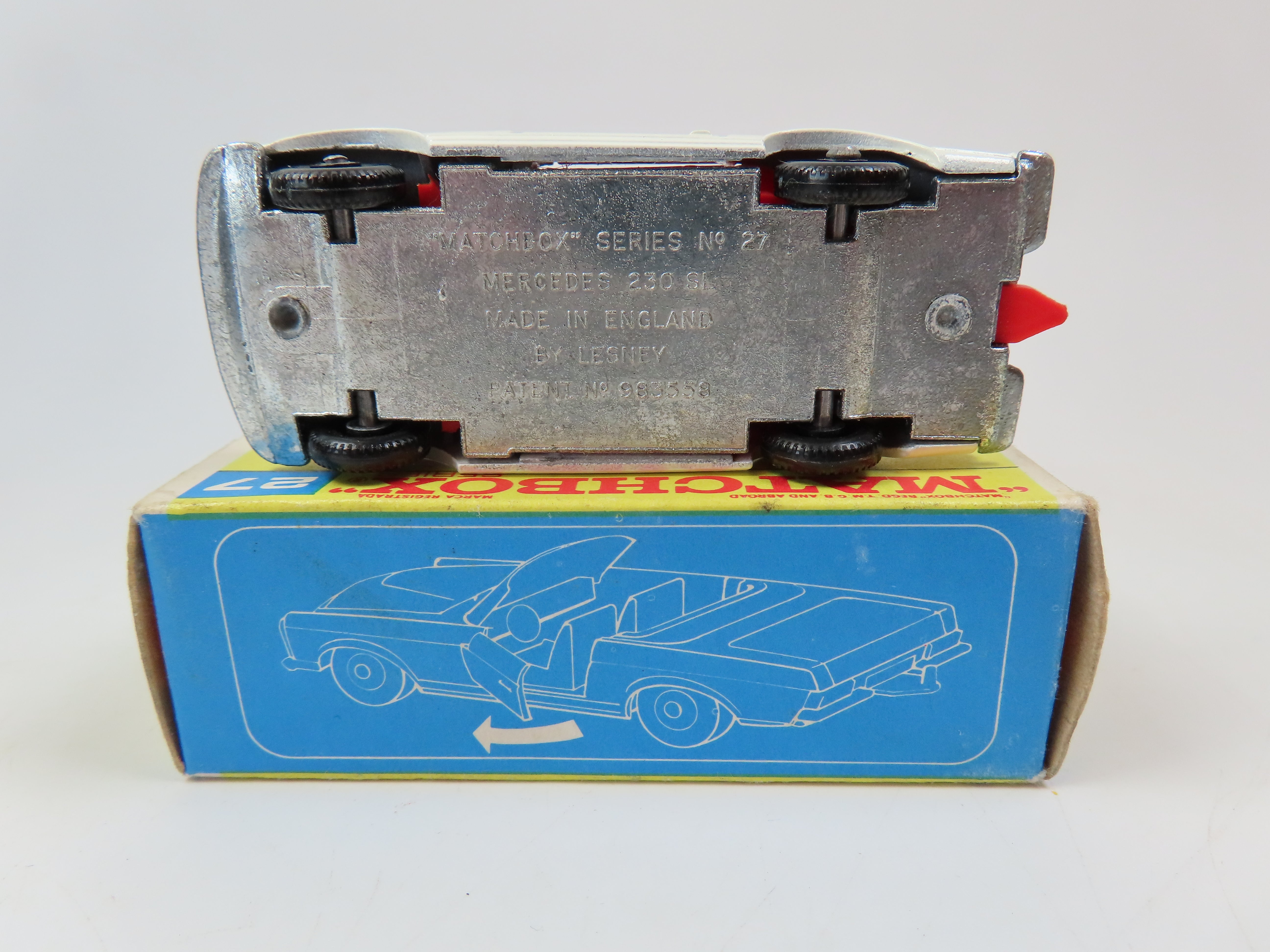 Matchbox No.27 Mercedes Benz 230 SL, 99% Mint/Boxed! – Andrew