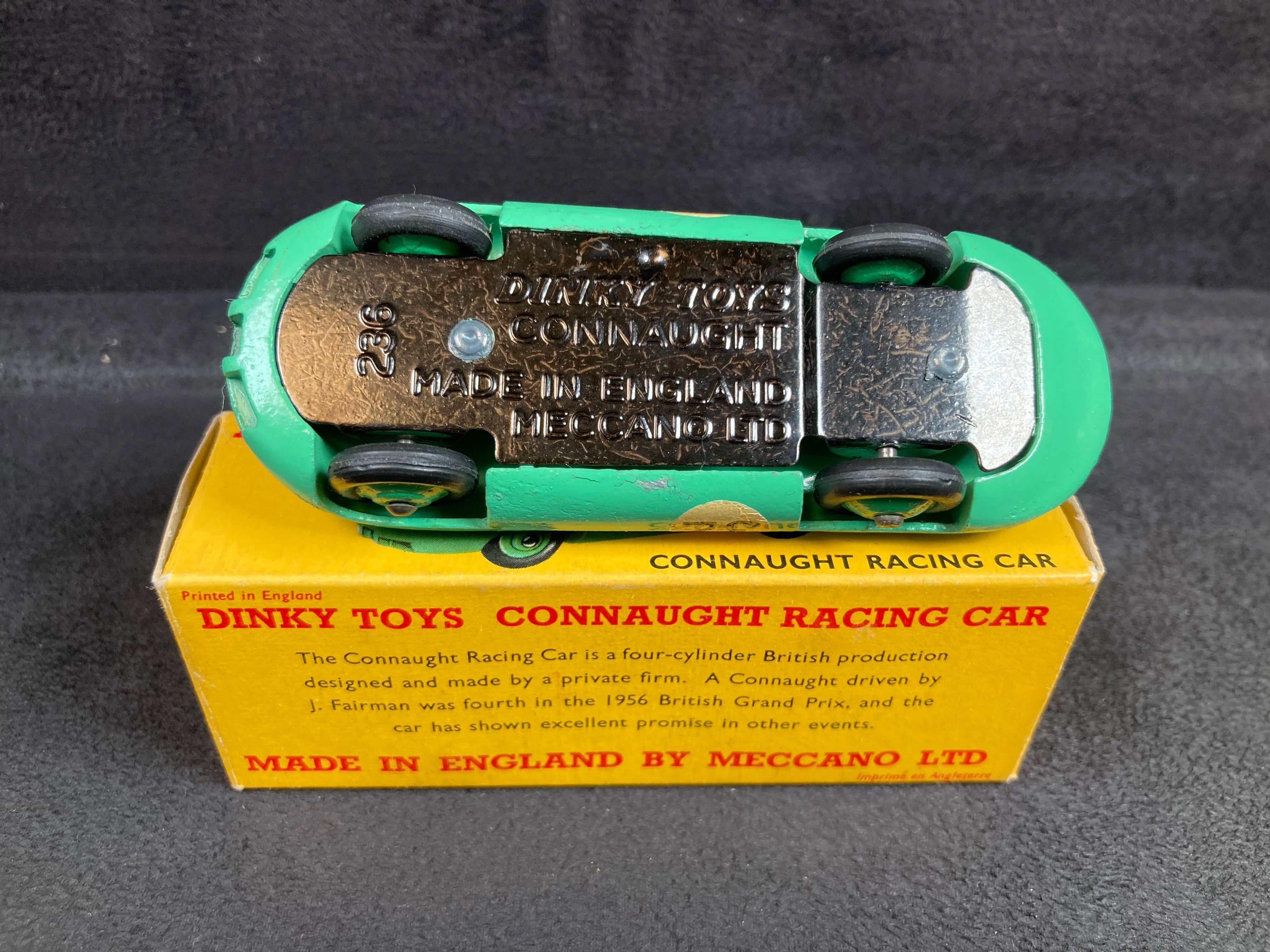 Dinky 236 Connaught Racing Car & Trade Box, 99% Mint/Boxed